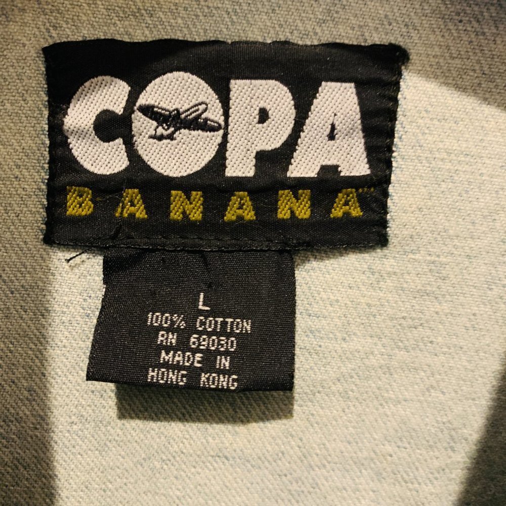 80s 90s Vintage Copa Banana GARFIELD Denim Jean Jacket Mens Large - Picture 7 of 16